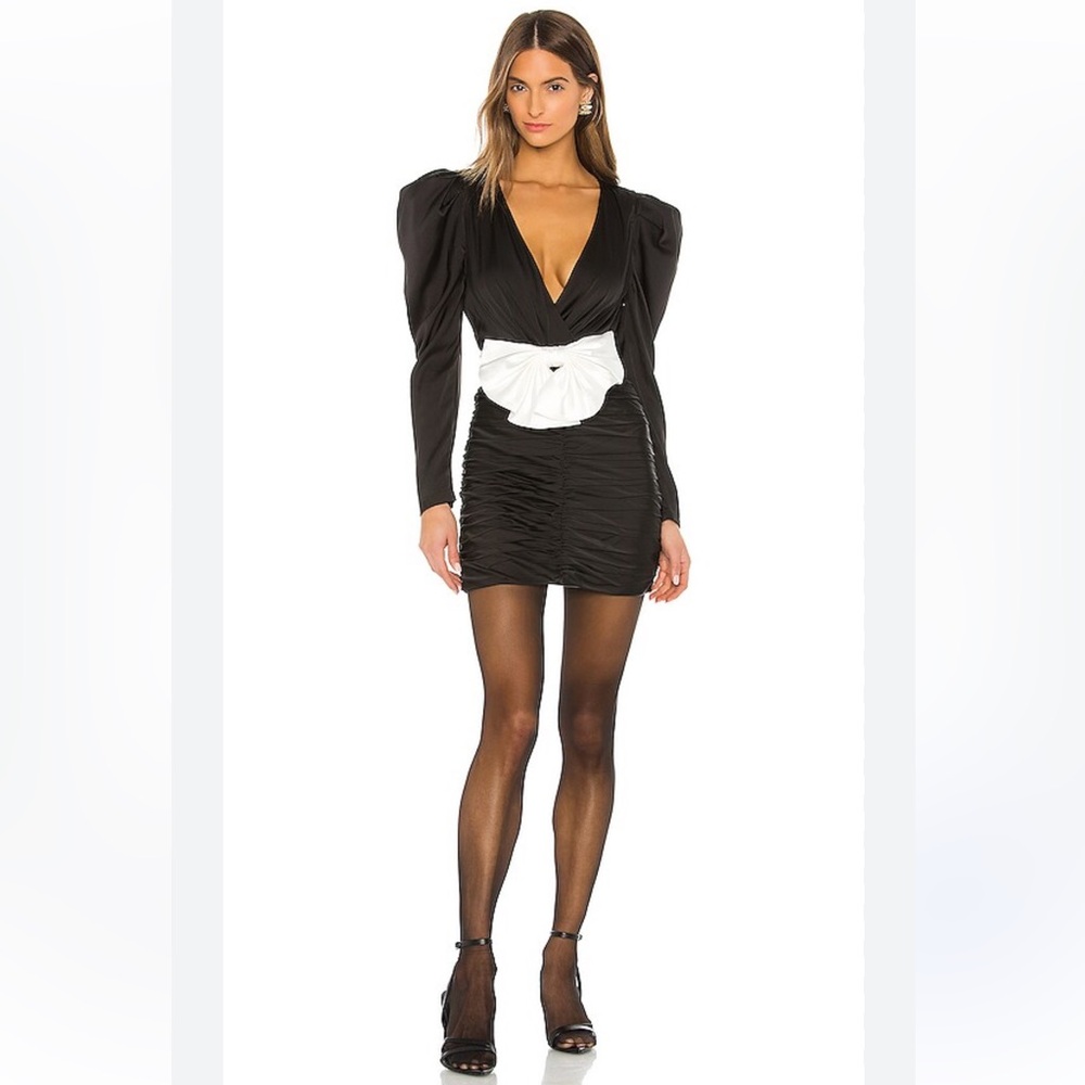 Ronny Kobo Margot Satin Mini Dress NWOT
